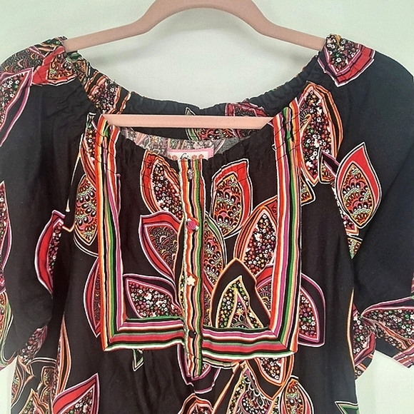 Stunning 100% Cotton Top from Koi by Kathy Peterson - Picture 2 of 12